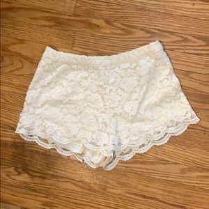 Abercrombie & Fitch lace shorts